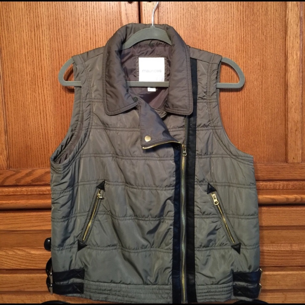 Olive Green Vest
